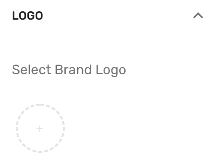 Select brand logo field